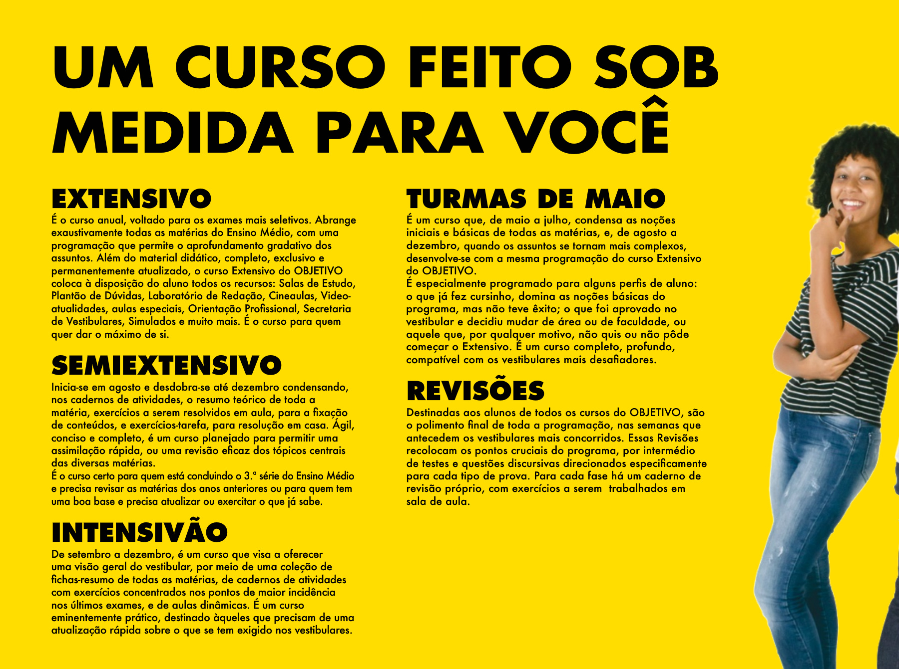 Página 4 da Revista do Curso Objetivo